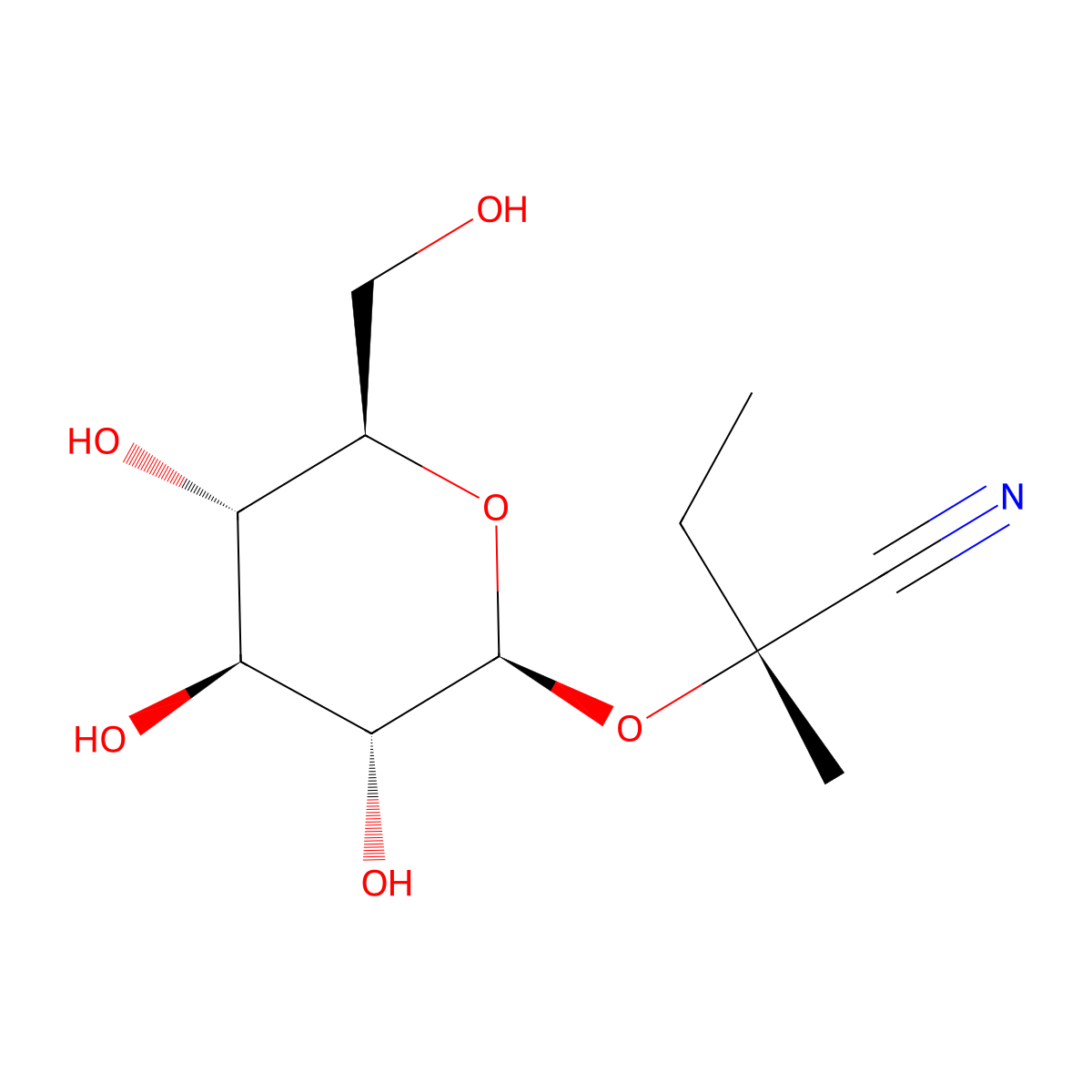 Lotaustralin molecular structure, CAS 534-67-8