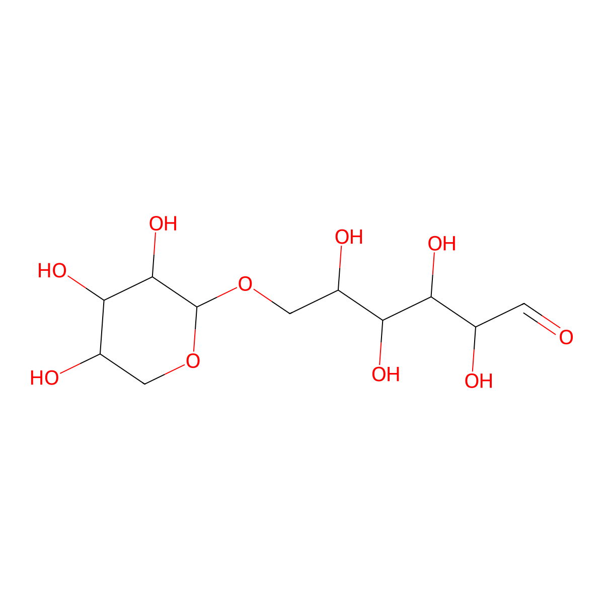 Isoprimeverose molecular structure, CAS 534-98-5