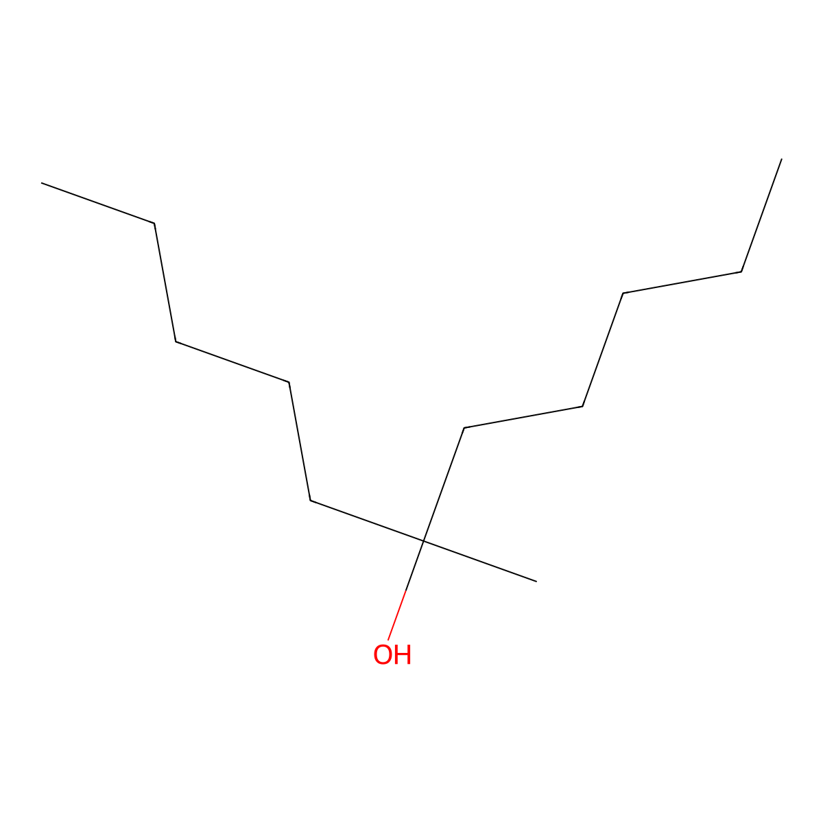 6-Methylundecan-6-ol molecular structure, CAS 5340-31-8