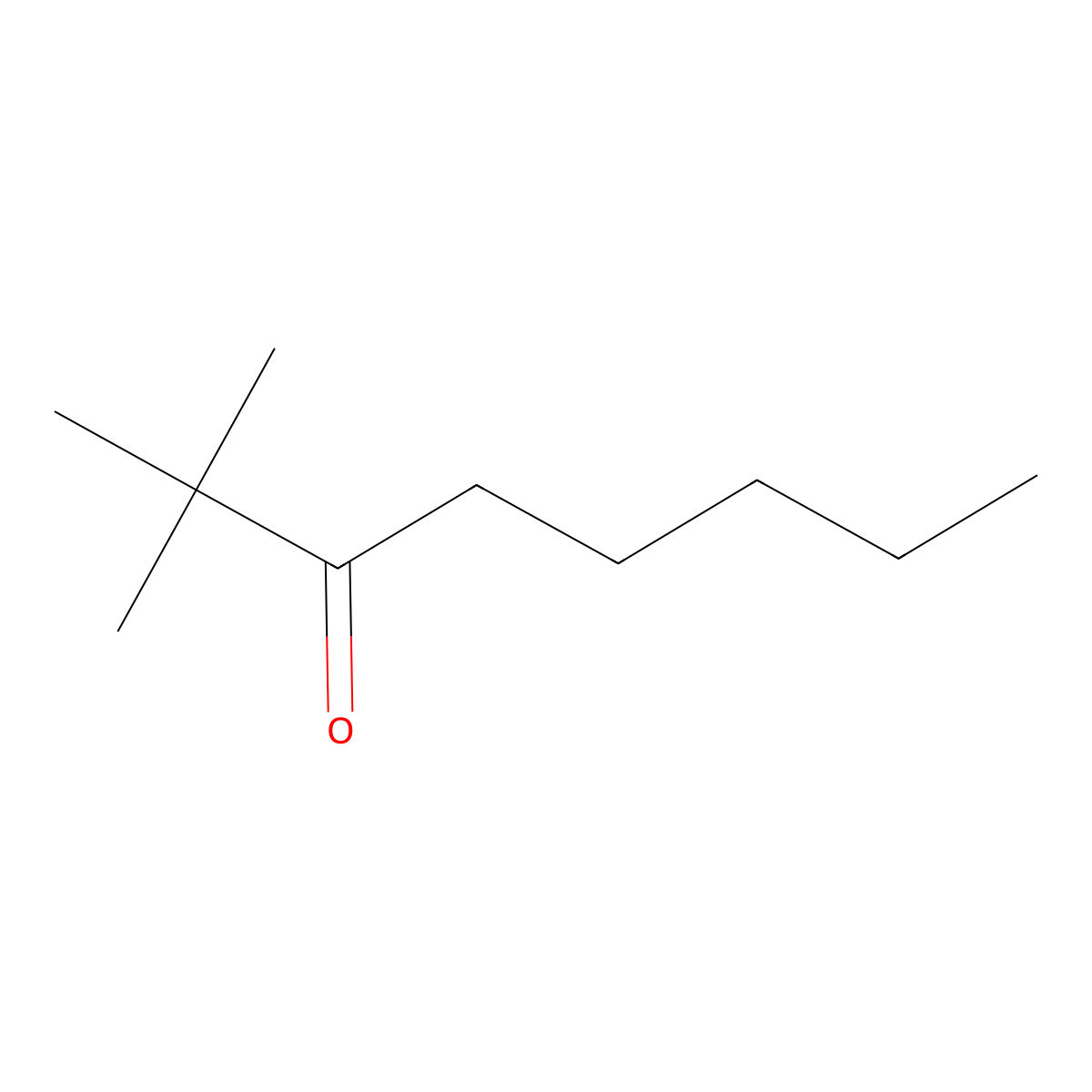 2,2-Dimethyl-3-octanone molecular structure, CAS 5340-64-7