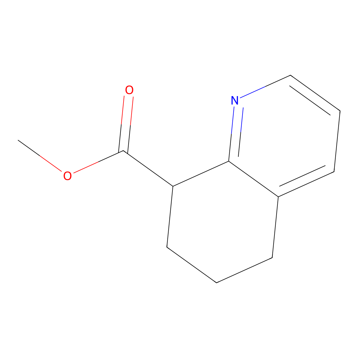 Methyl 5,6,7,8-tetrahydroquinoline-8-carboxylate molecular structure, CAS 53400-58-1