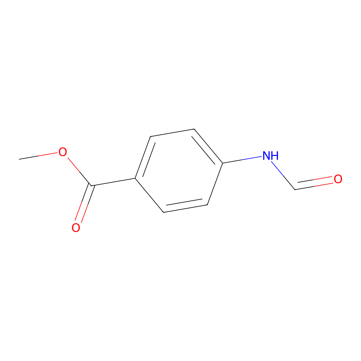 Methyl 4-formamidobenzoate molecular structure, CAS 53405-05-3