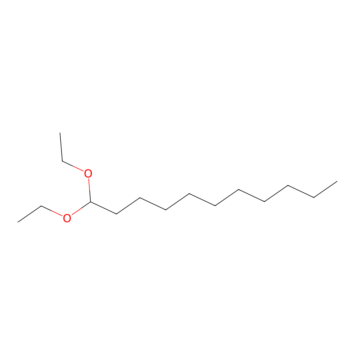 Undecane, 1,1-diethoxy- molecular structure, CAS 53405-97-3