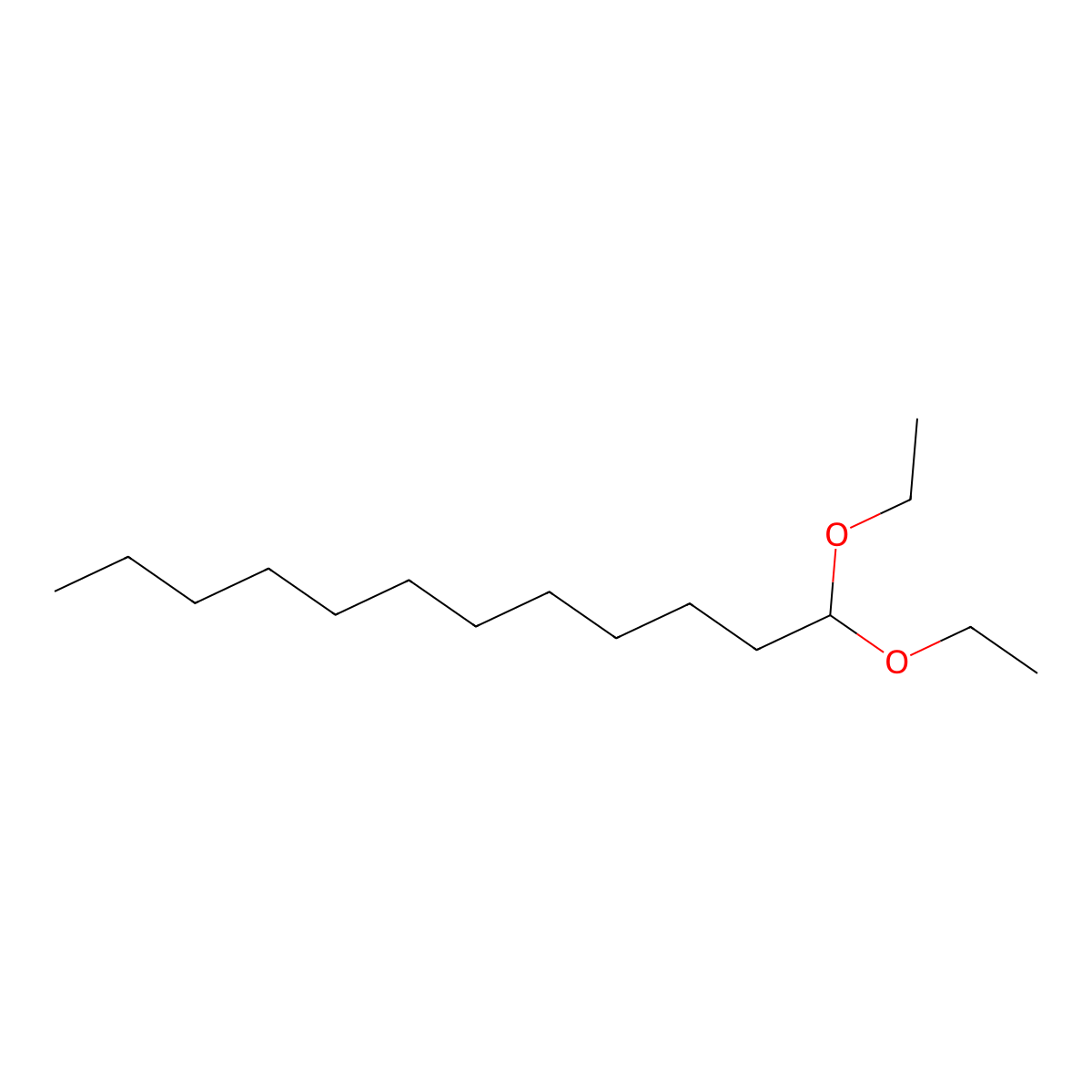 1,1-Diethoxydodecane molecular structure, CAS 53405-98-4