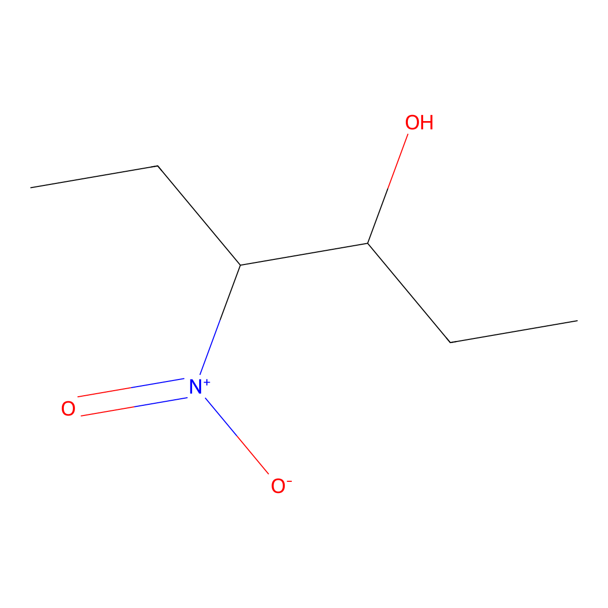 4-Nitro-3-hexanol molecular structure, CAS 5342-71-2