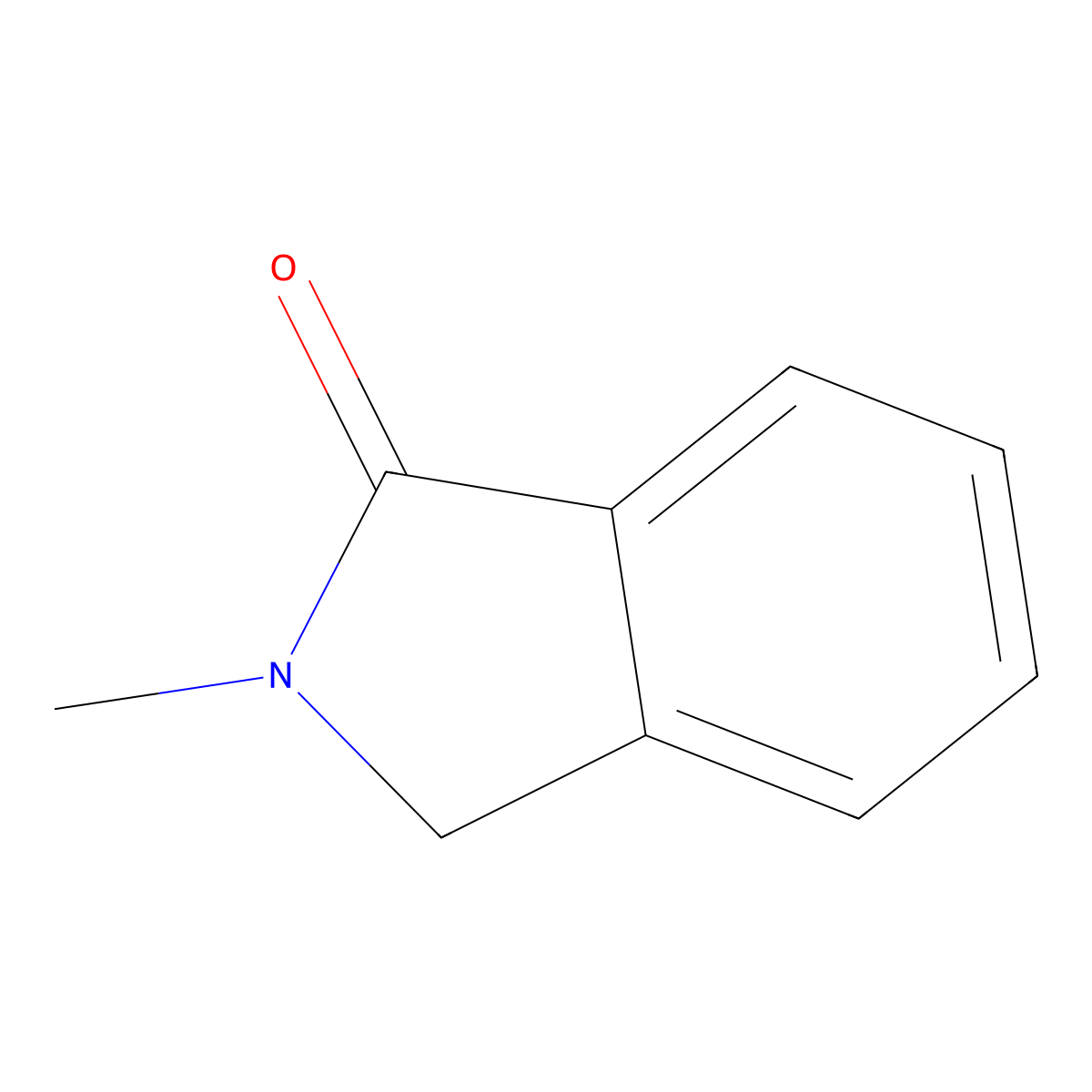 2-Methyl-2,3-dihydro-1H-isoindol-1-one molecular structure, CAS 5342-91-6