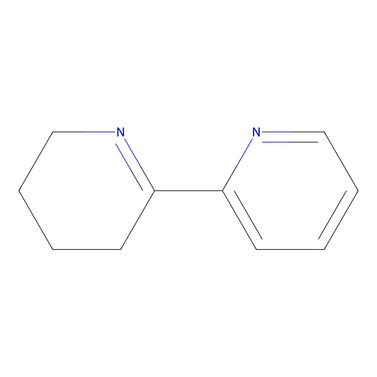 2-(3,4,5,6-Tetrahydropyridin-2-yl)pyridine molecular structure, CAS 53422-71-2