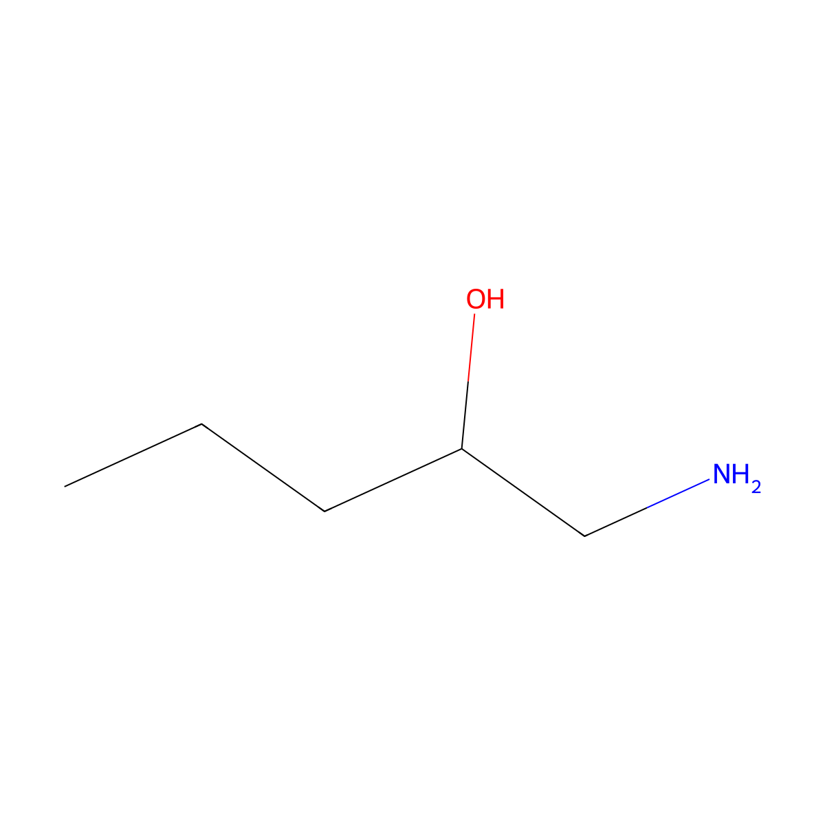 1-Aminopentan-2-ol molecular structure, CAS 5343-35-1