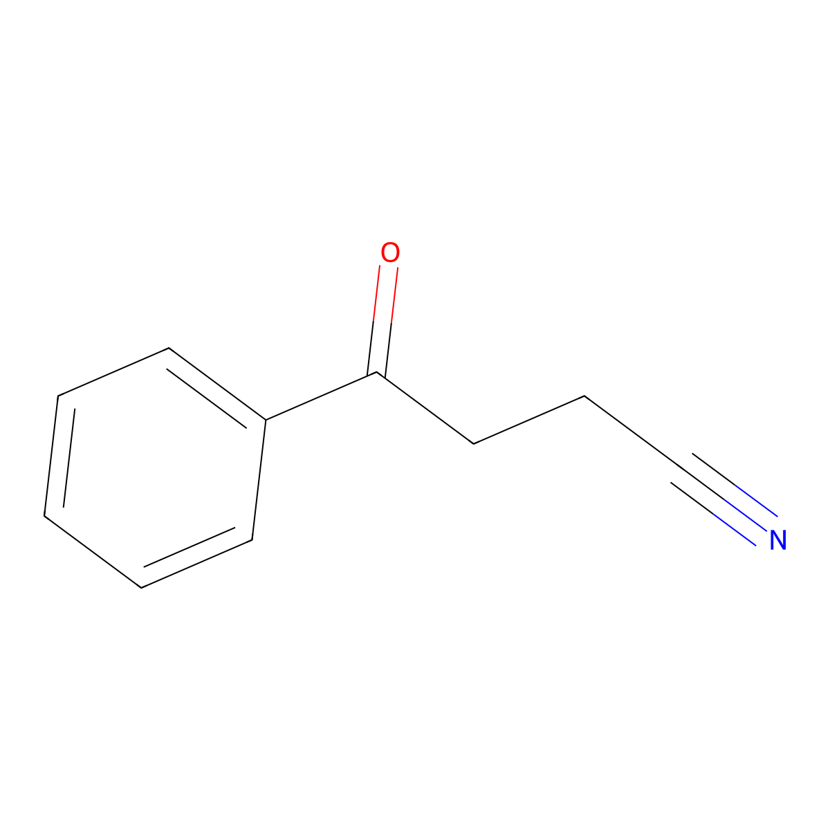 3-Benzoylpropionitrile molecular structure, CAS 5343-98-6