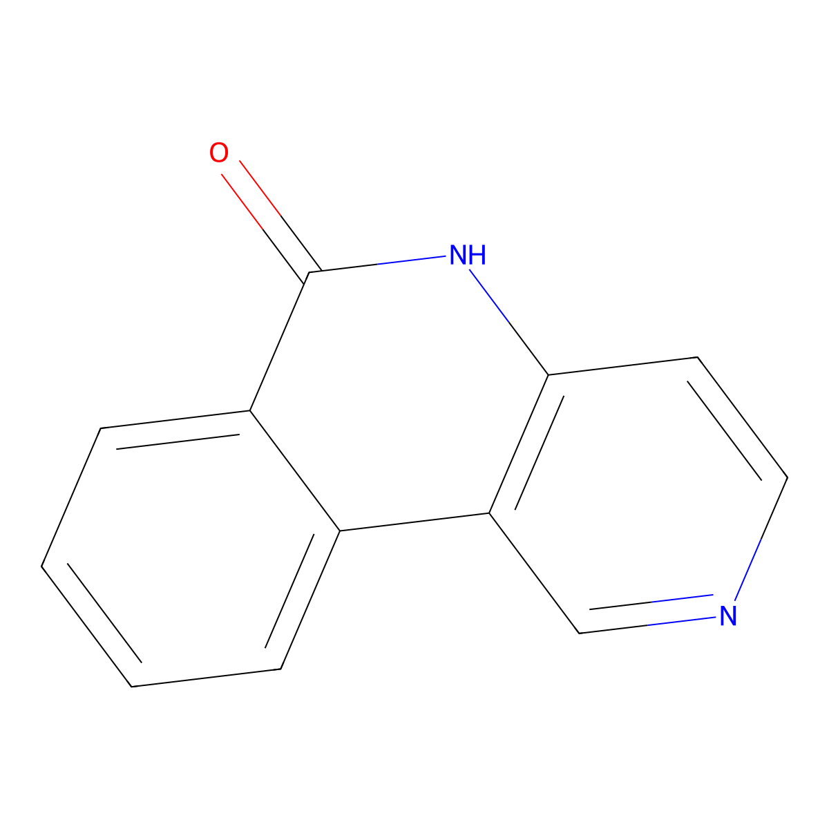 5H-Benzo[c][1,6]naphthyridin-6-one molecular structure, CAS 53439-83-1