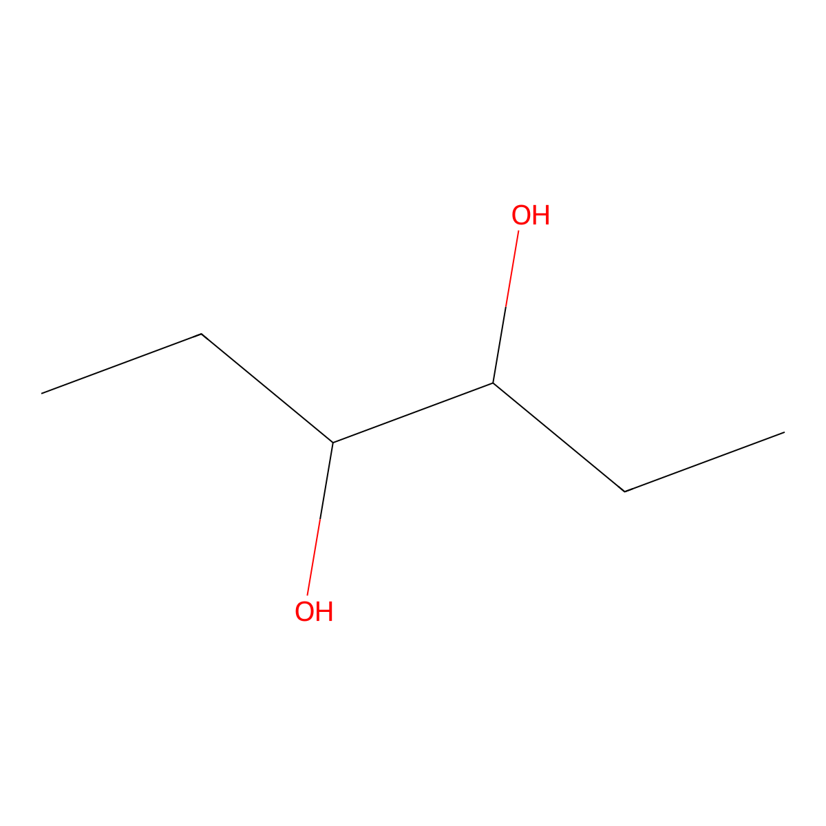 (3R,4R)-3,4-Hexanediol molecular structure, CAS 53448-10-5
