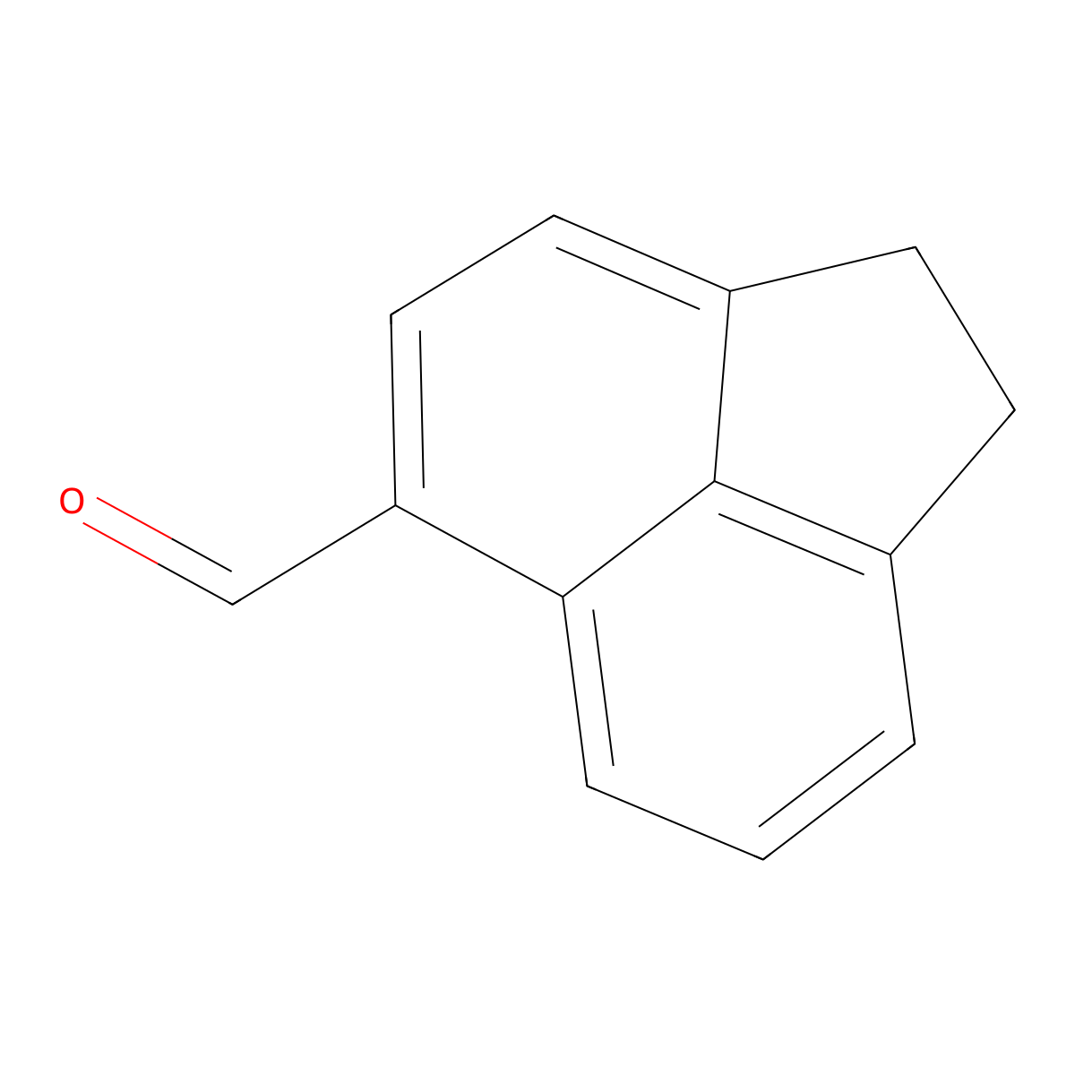 5-Acenaphthenecarboxaldehyde molecular structure, CAS 5345-46-0