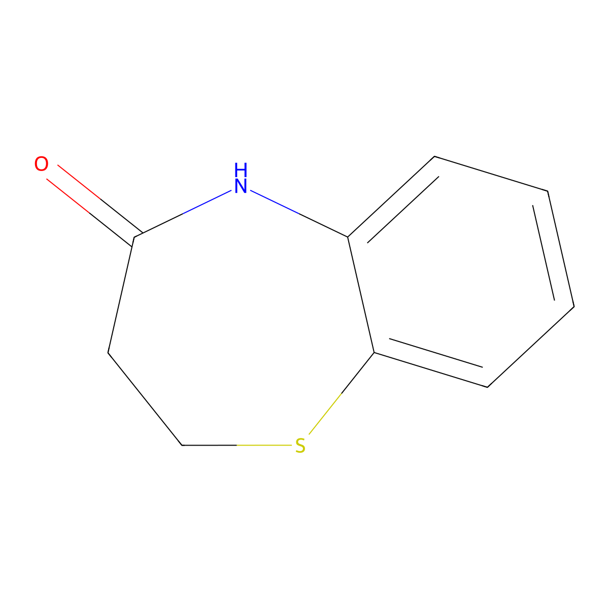 2,3-Dihydro-1,5-benzothiazepin-4(5H)-one molecular structure, CAS 53454-43-6
