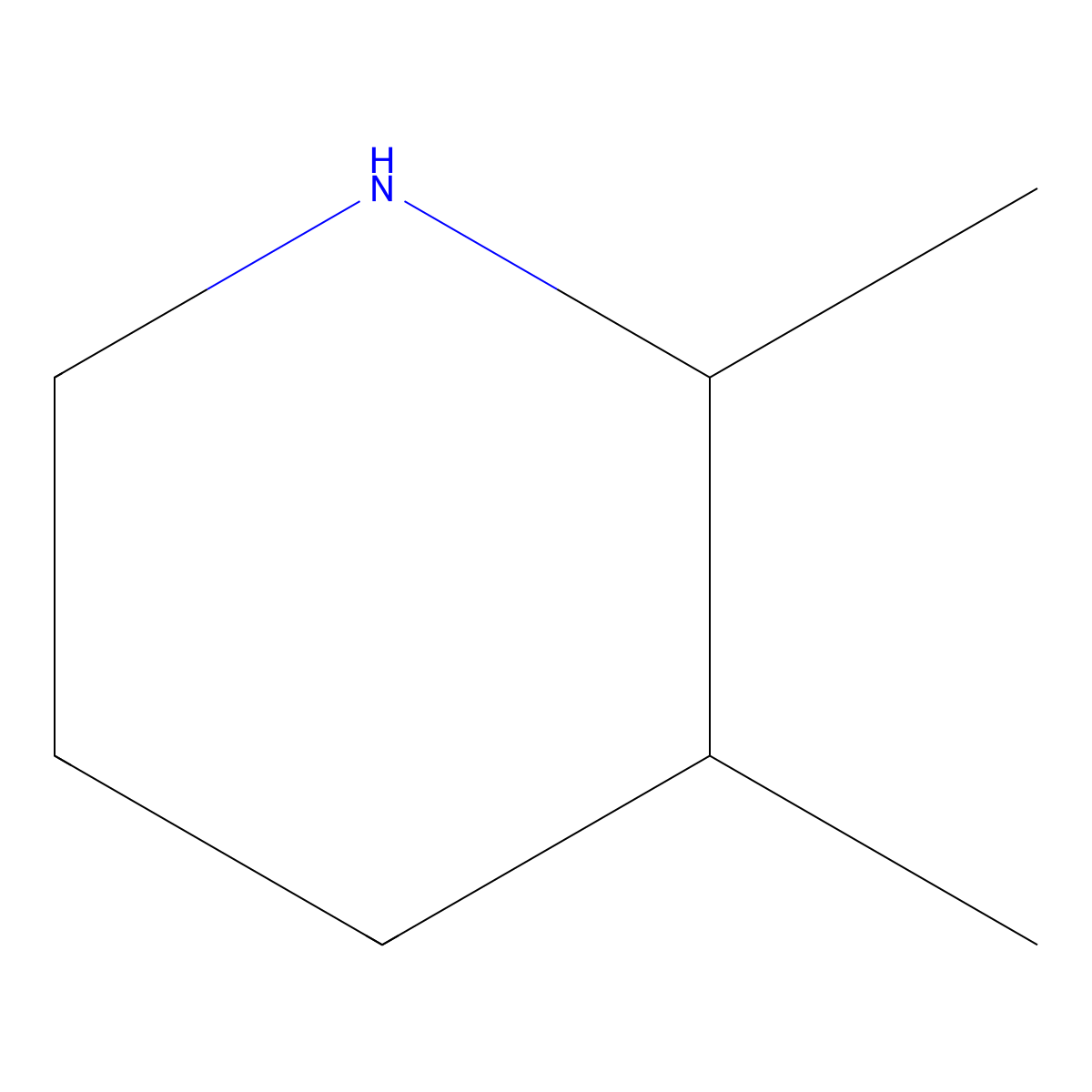 2,3-Dimethylpiperidine molecular structure, CAS 5347-68-2