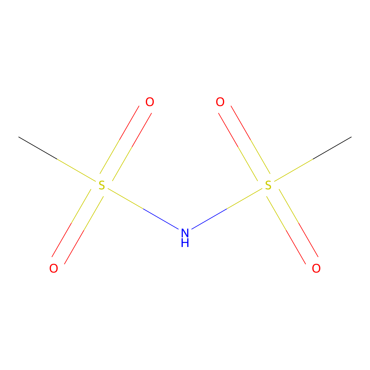 Methanesulfonamide, N-(methylsulfonyl)- molecular structure, CAS 5347-82-0