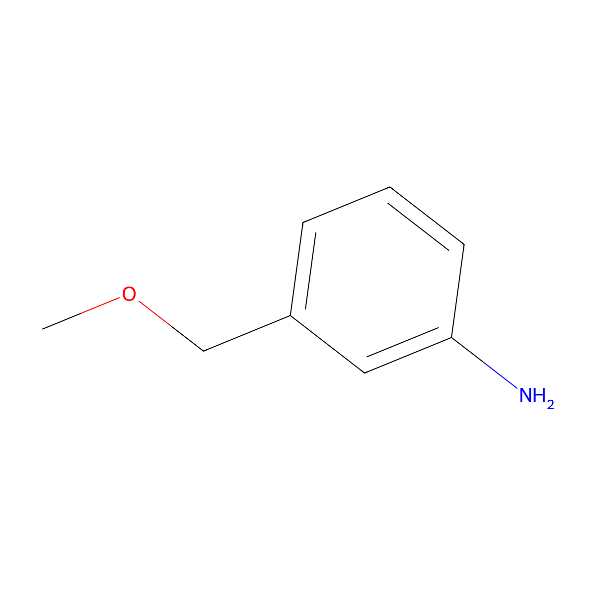 3-(Methoxymethyl)aniline molecular structure, CAS 53473-83-9