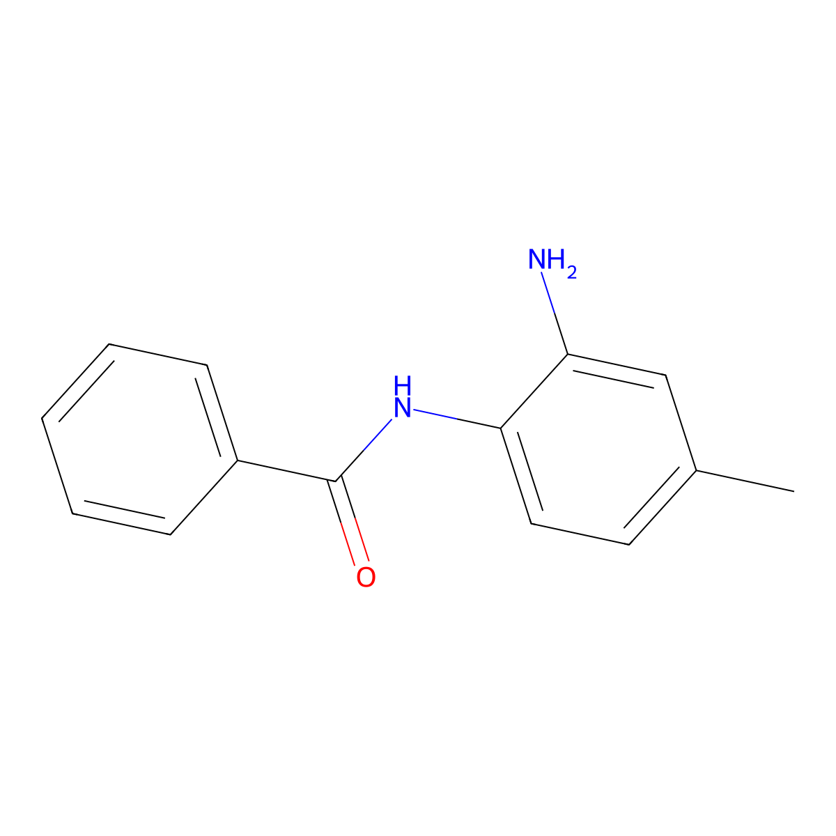 N-(2-amino-4-methylphenyl)benzamide molecular structure, CAS 53476-33-8