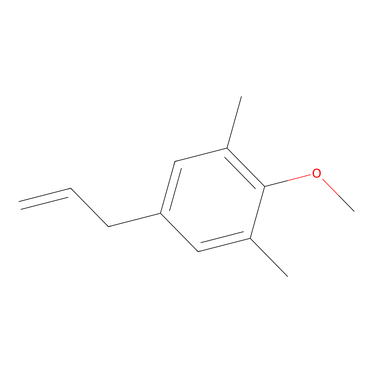 3-(3,5-Dimethyl-4-methoxyphenyl)-1-propene molecular structure, CAS 53483-16-2