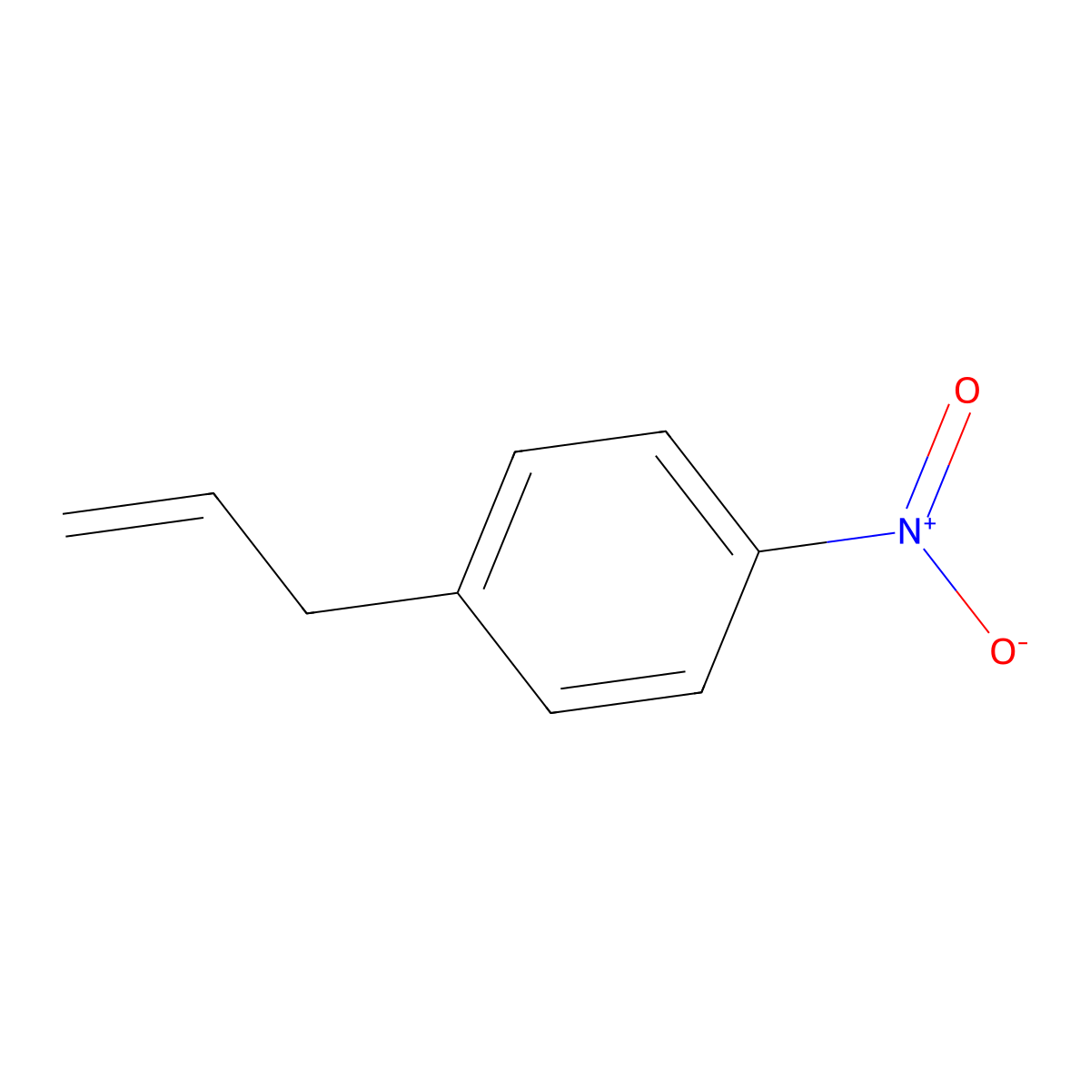 p-Allylnitrobenzene molecular structure, CAS 53483-17-3