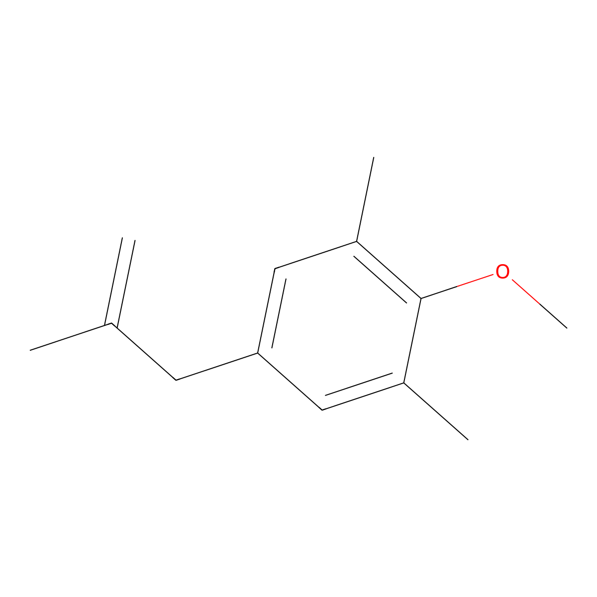 3-(3,5-Dimethyl-4-methoxyphenyl)-2-methyl-1-propene molecular structure, CAS 53483-20-8