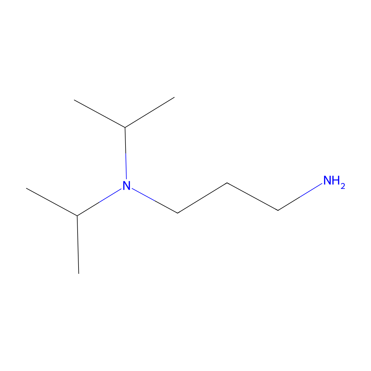 N~1~,N~1~-Di(propan-2-yl)propane-1,3-diamine molecular structure, CAS 53485-05-5