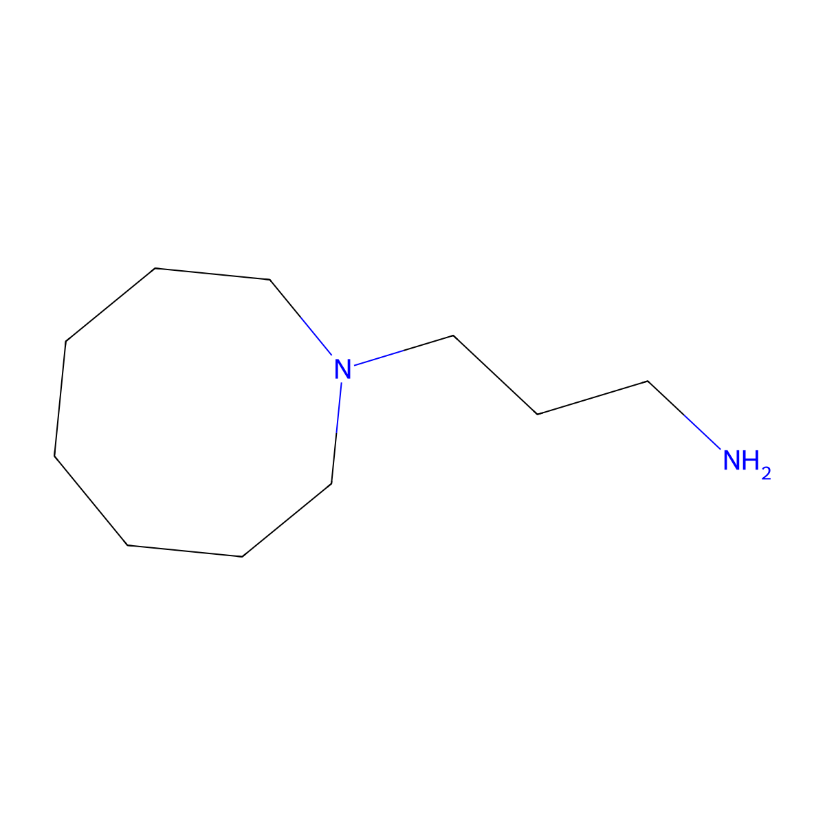 3-(Azocan-1-yl)propan-1-amine molecular structure, CAS 53485-08-8