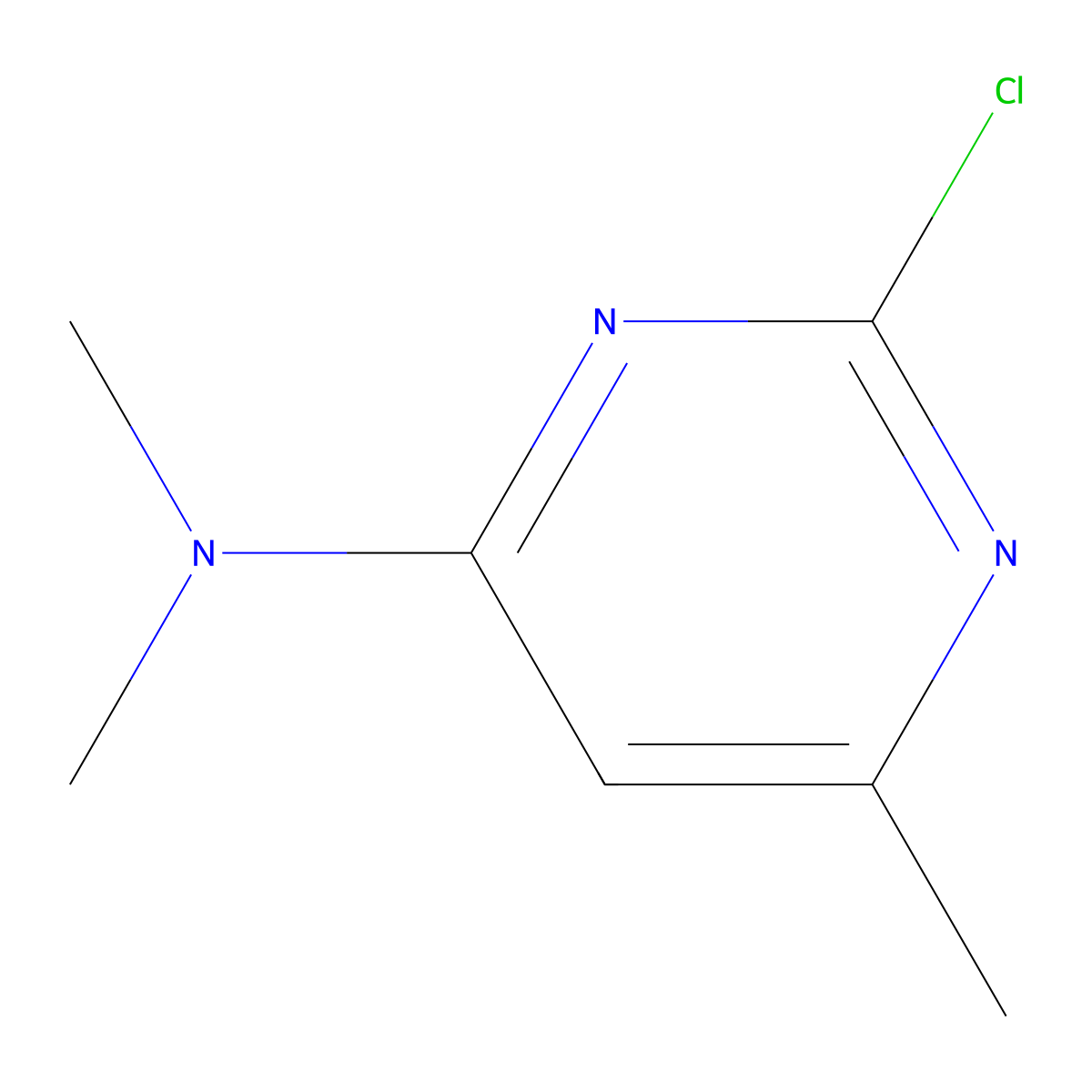 Crimidine molecular structure, CAS 535-89-7