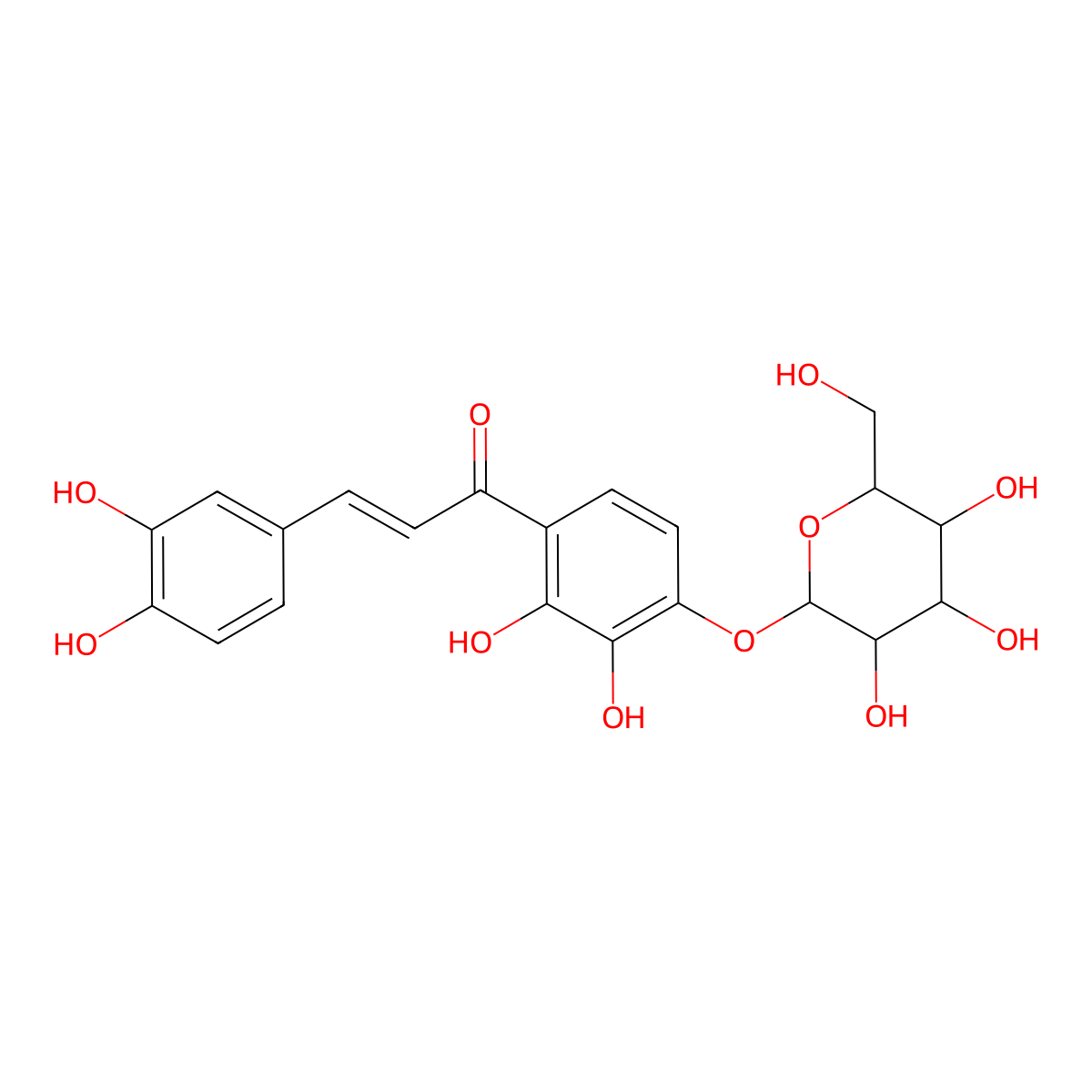 Marein molecular structure, CAS 535-96-6
