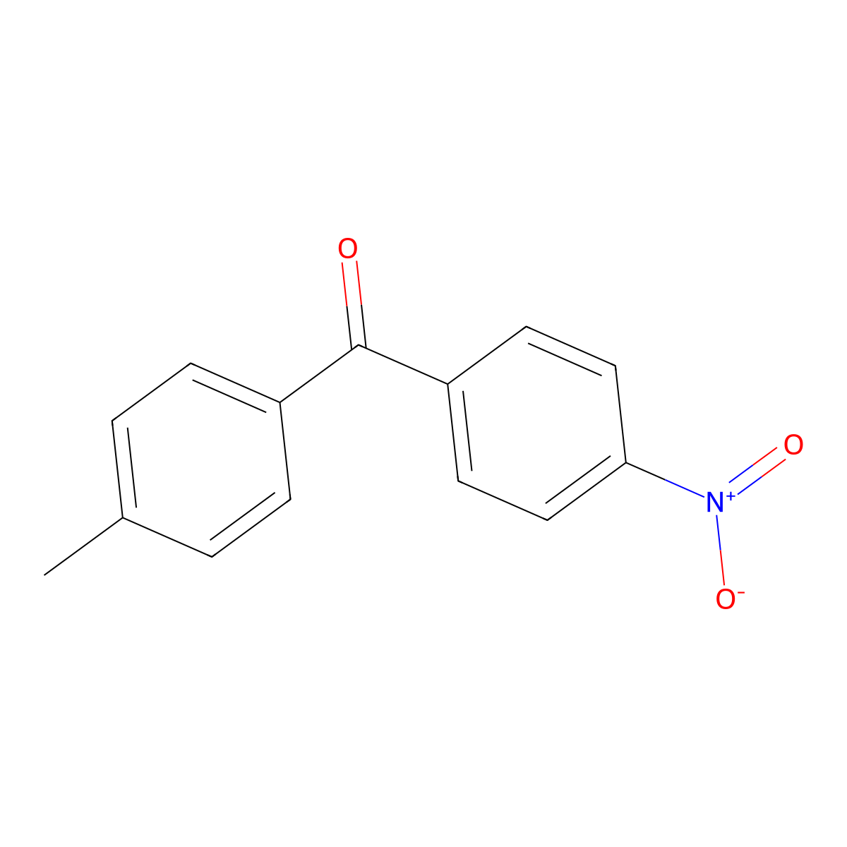 4-Methyl-4'-nitrobenzophenone molecular structure, CAS 5350-47-0