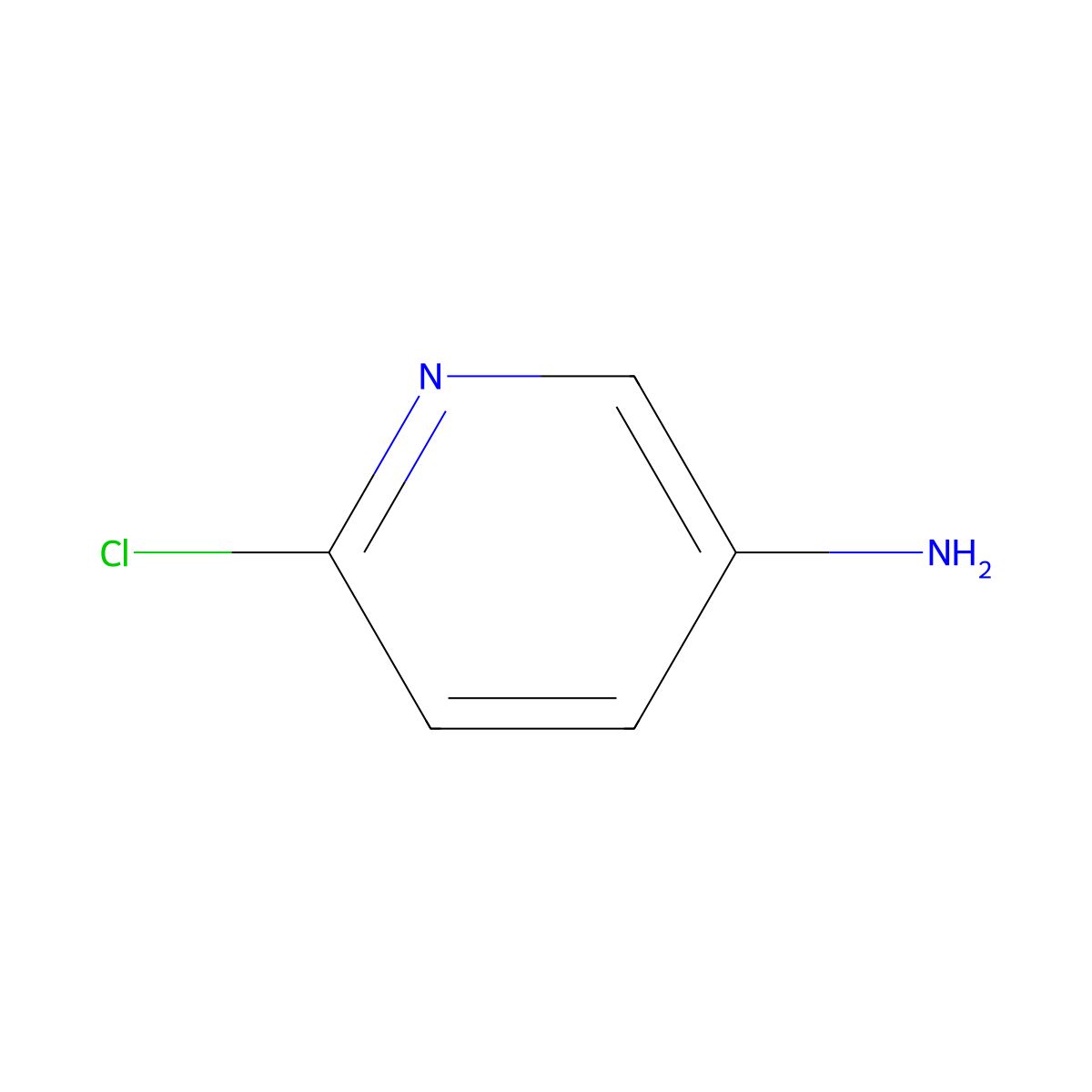 5-Amino-2-chloropyridine molecular structure, CAS 5350-93-6