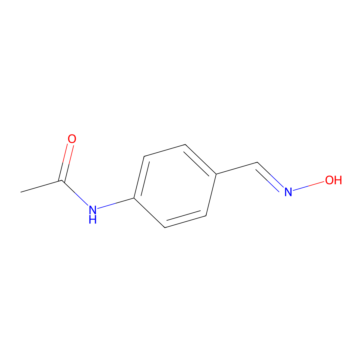Alpha-hydroxyimino-P-acetotoluidide molecular structure, CAS 5351-33-7