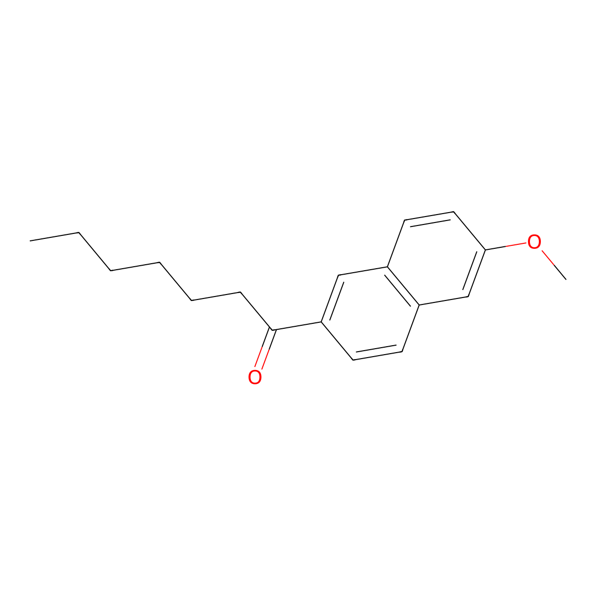 1-(6-Methoxynaphthalen-2-yl)heptan-1-one molecular structure, CAS 53526-25-3