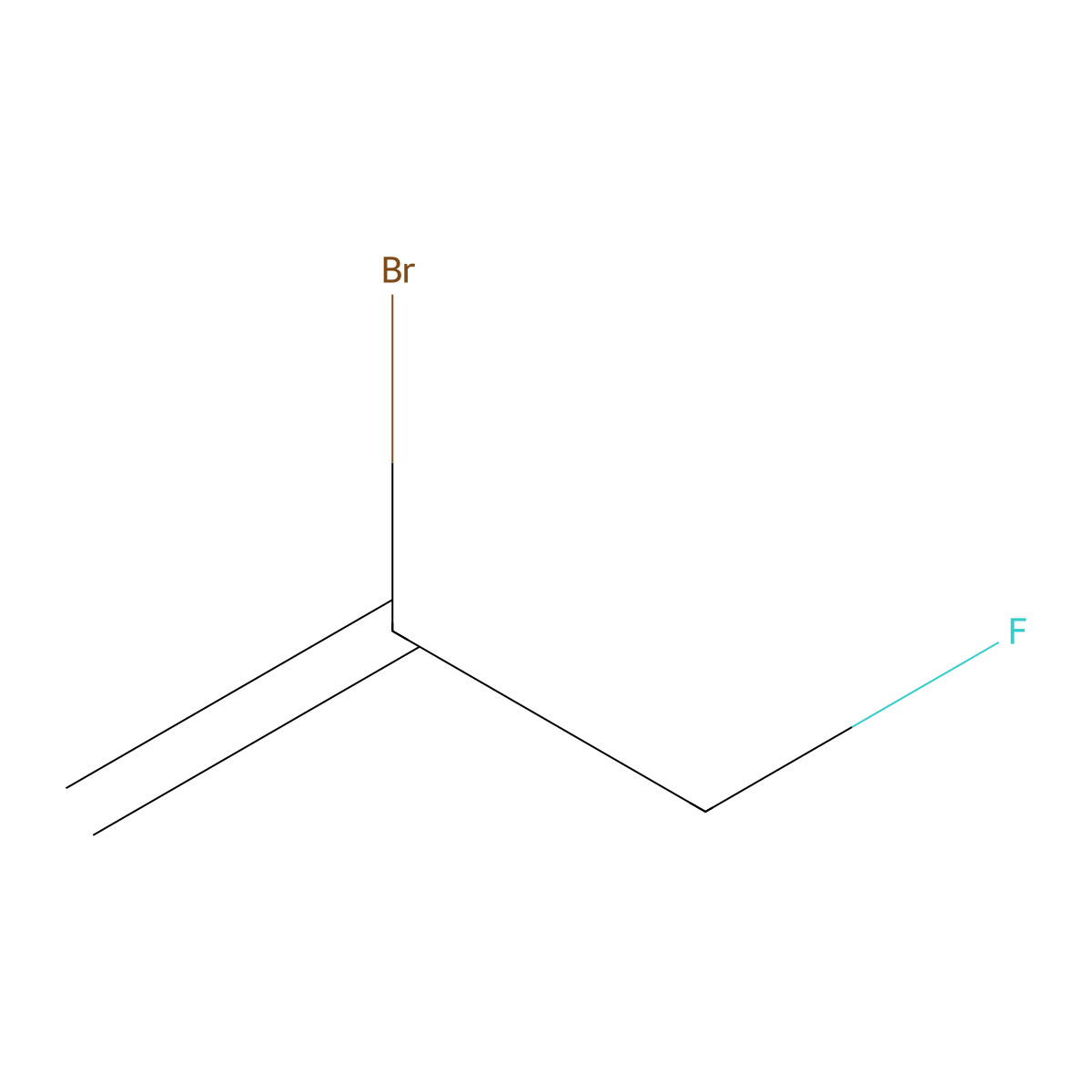 2-Bromo-3-fluoroprop-1-ene molecular structure, CAS 53531-46-7
