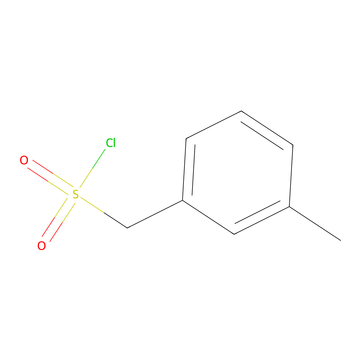 (3-methylphenyl)methanesulfonyl Chloride molecular structure, CAS 53531-68-3