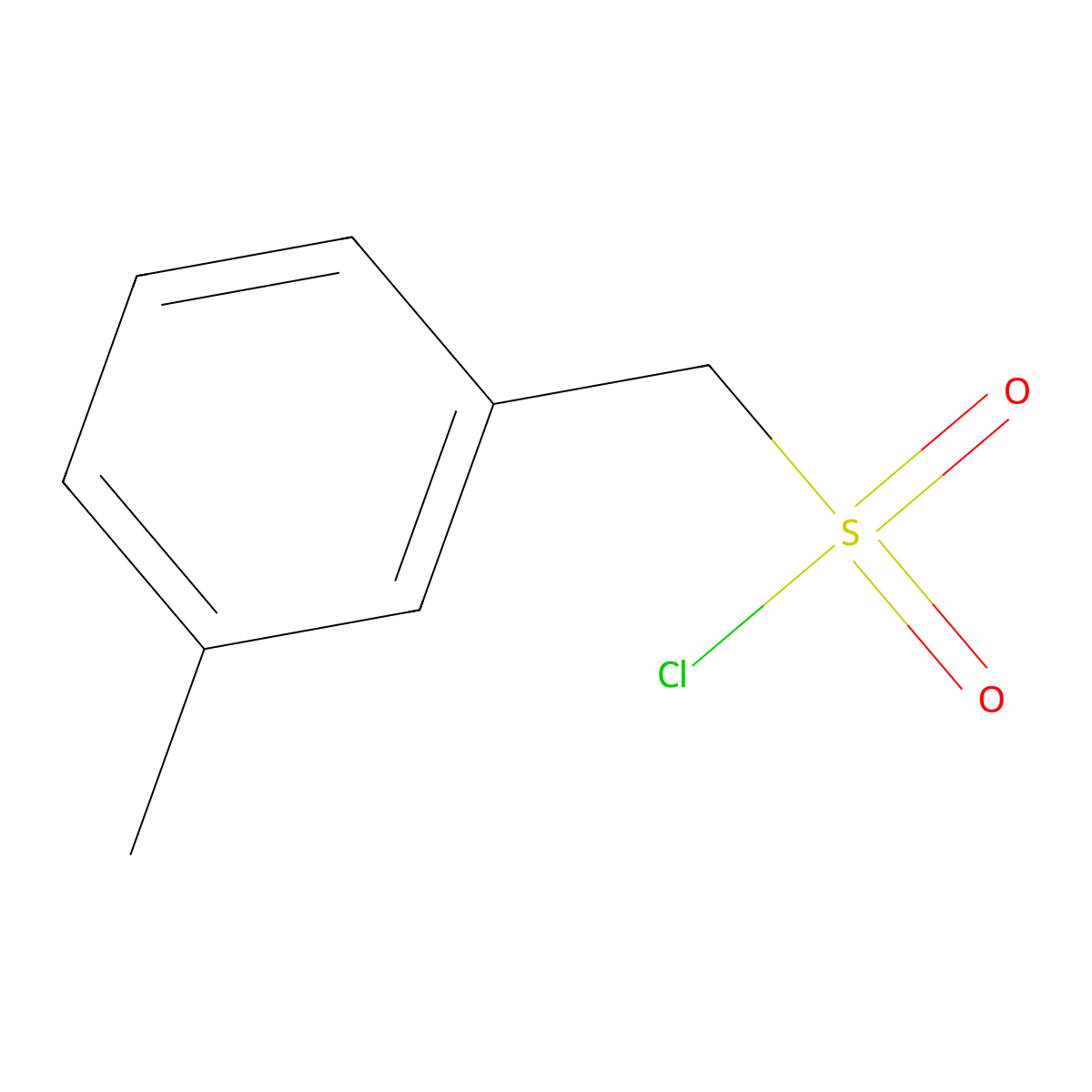 (3-methylphenyl)methanesulfonyl Chloride molecular structure, CAS 53531-68-3