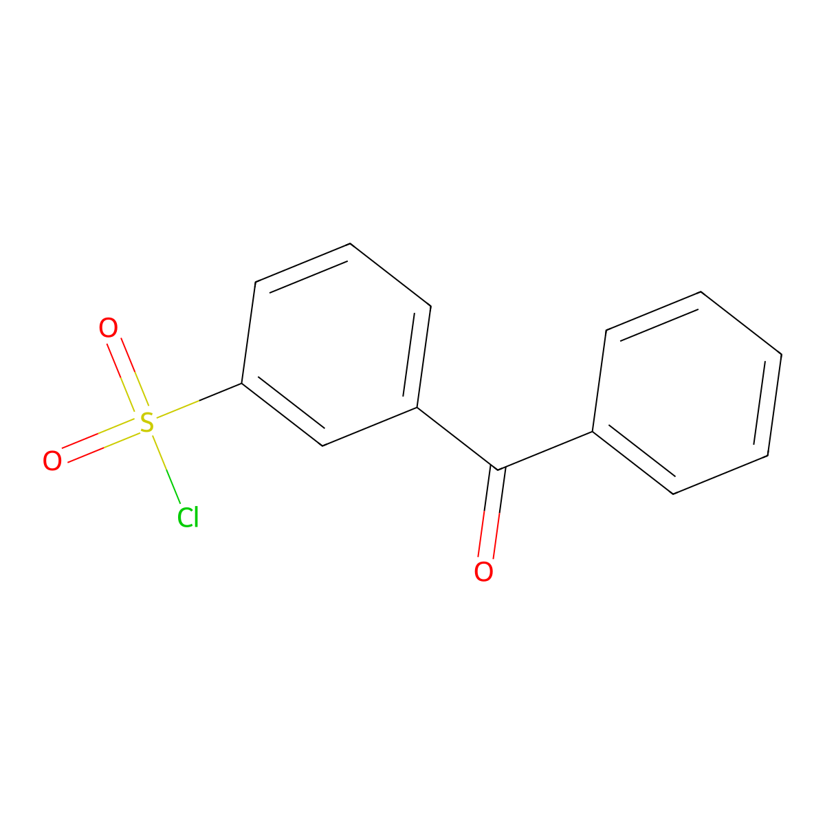 3-Benzoylbenzene-1-sulfonyl chloride molecular structure, CAS 53558-61-5