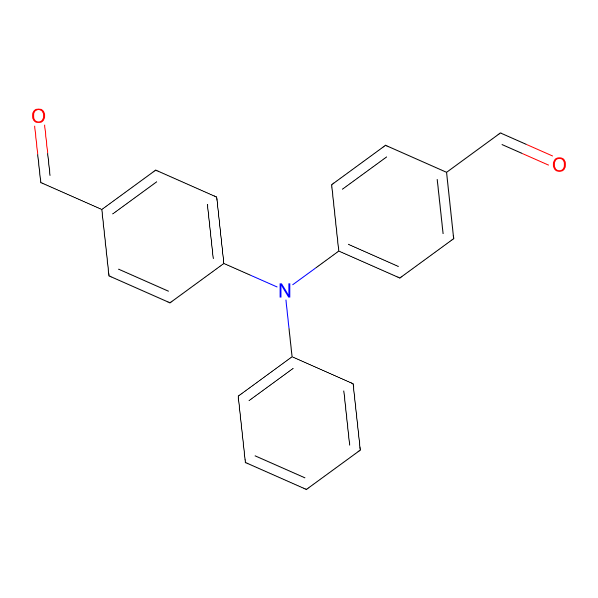 4,4'-(Phenylimino)bisbenzaldehyde molecular structure, CAS 53566-95-3