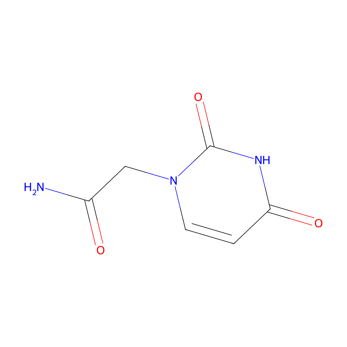 2-(2,4-Dioxo-3,4-dihydropyrimidin-1(2H)-yl)acetamide molecular structure, CAS 5358-14-5