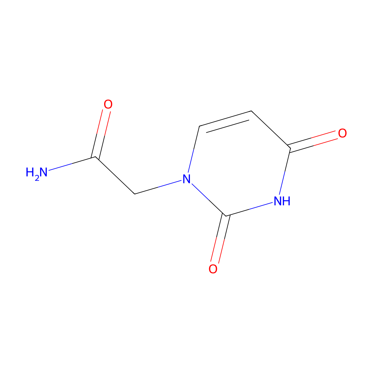 2-(2,4-Dioxo-3,4-dihydropyrimidin-1(2H)-yl)acetamide molecular structure, CAS 5358-14-5