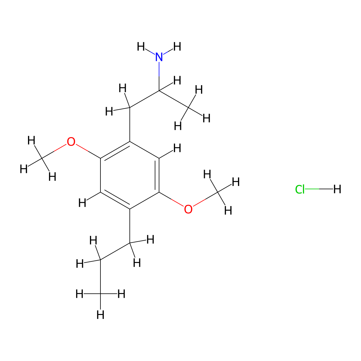 DOPR (hydrochloride) molecular structure, CAS 53581-55-8