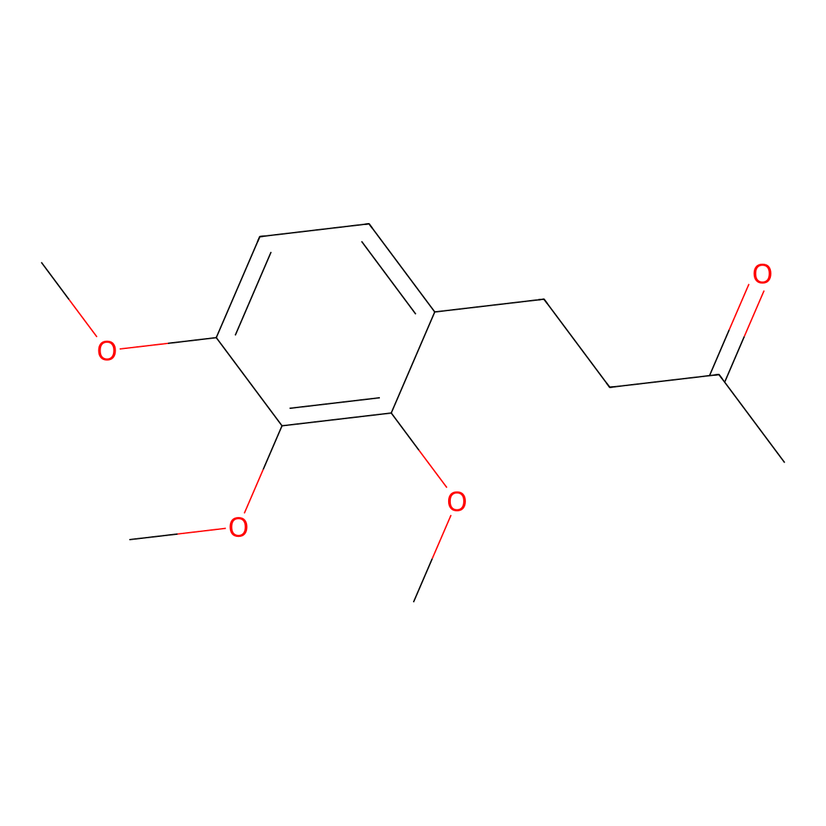 4-(2,3,4-Trimethoxyphenyl)butan-2-one molecular structure, CAS 53581-90-1