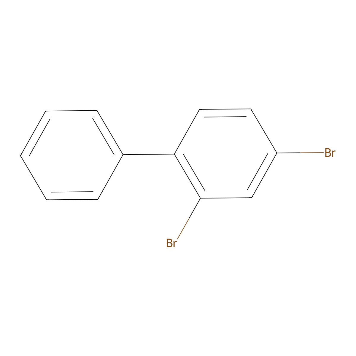 2,4-Dibromobiphenyl molecular structure, CAS 53592-10-2