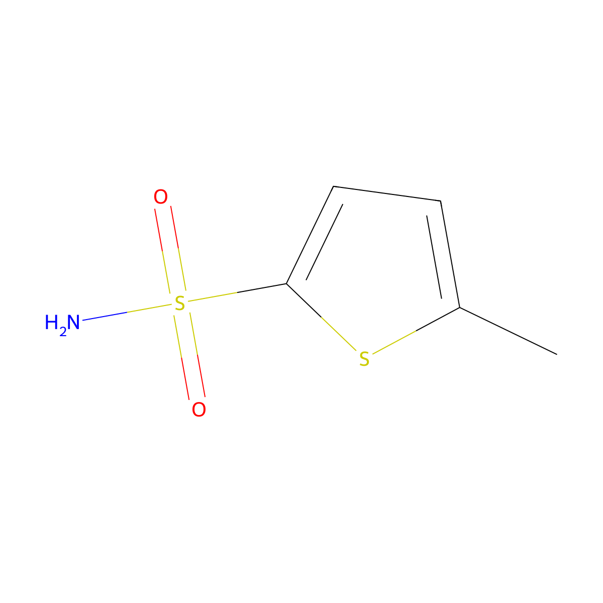 5-Methylthiophene-2-sulfonamide molecular structure, CAS 53595-69-0