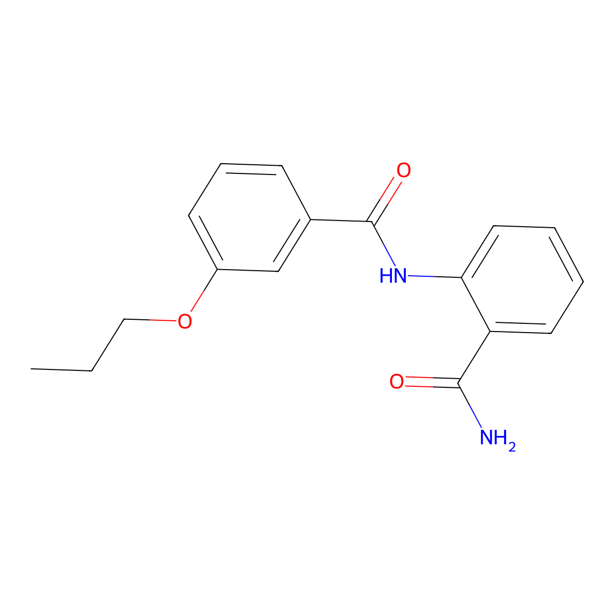 2-[(3-Propoxybenzoyl)amino]benzamide molecular structure, CAS 535957-74-5