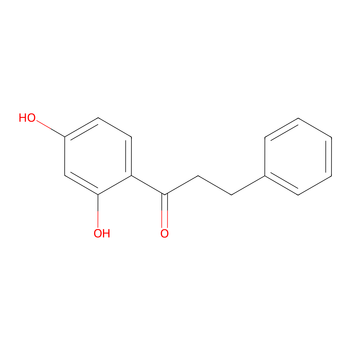2',4'-Dihydroxydihydrochalcone molecular structure, CAS 53596-71-7