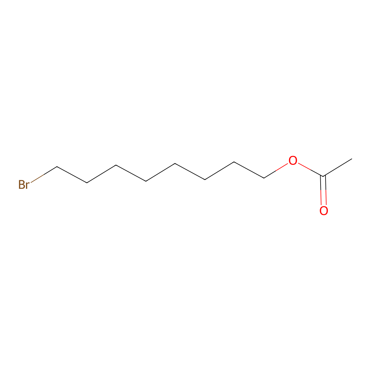 8-Acetoxy-1-bromooctane molecular structure, CAS 53596-81-9