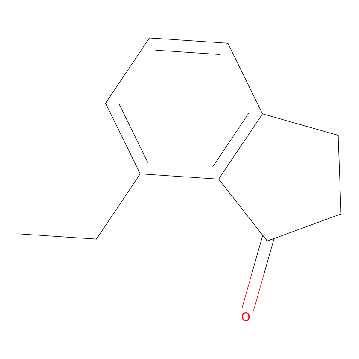 7-Ethyl-2,3-dihydro-1H-inden-1-one molecular structure, CAS 535969-21-2