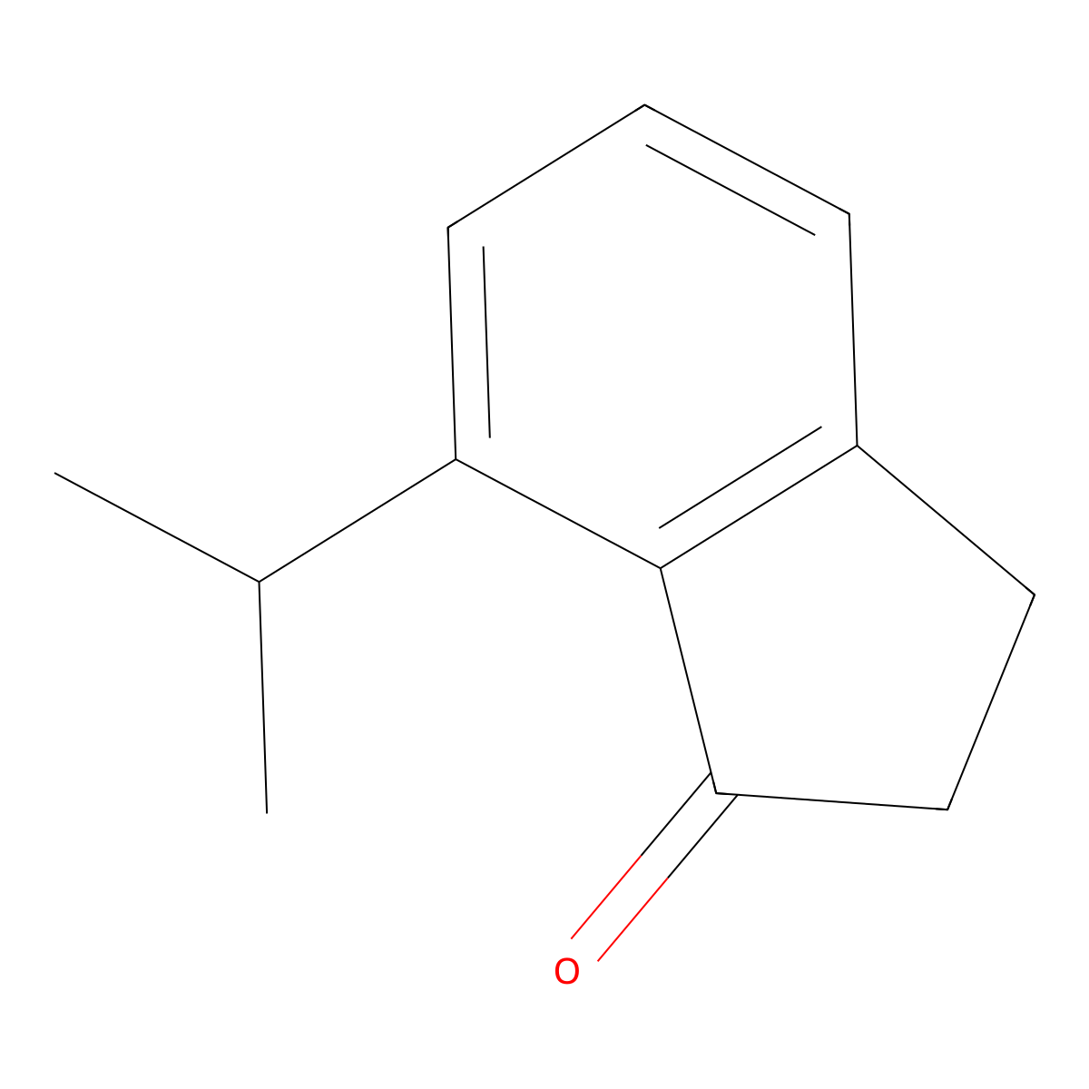 7-Isopropyl-2,3-dihydro-1H-inden-1-one molecular structure, CAS 535969-23-4