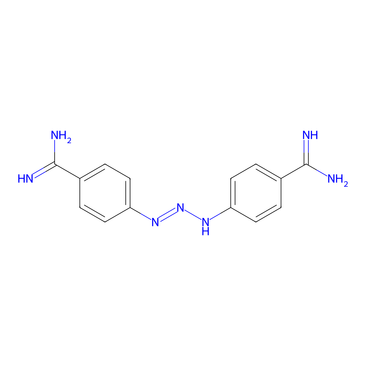 Diminazene molecular structure, CAS 536-71-0