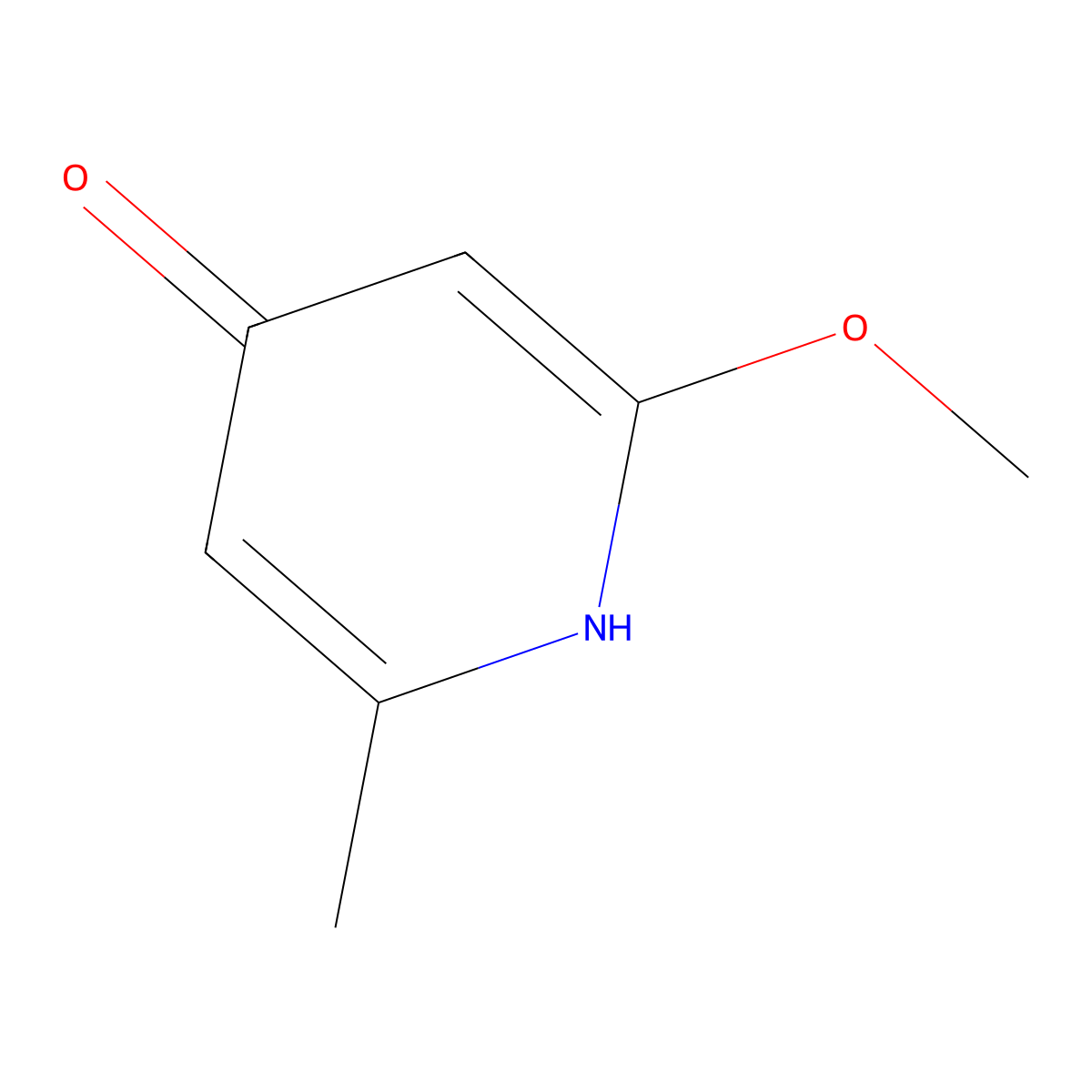 2-Methoxy-6-methylpyridin-4-ol molecular structure, CAS 53603-12-6